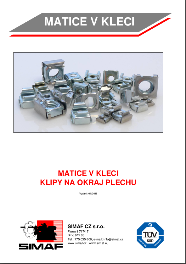 Katalog matice v kleci