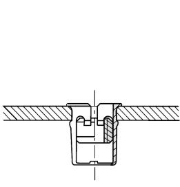 Montáž Matice v kleci pro kruhovou díru