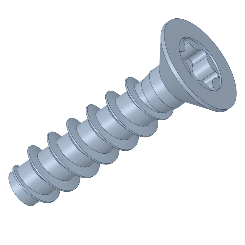 Šrouby do plastu Polyform typ TF-RMEX